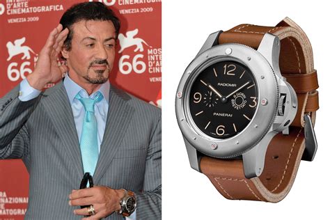 sylvester stallone panerai collection|is stallone wearing panerai.